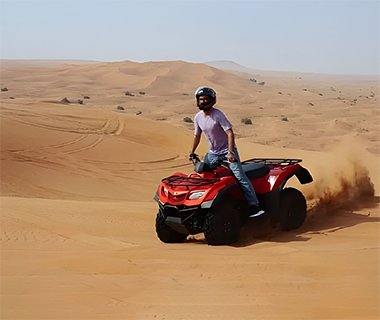Dubai Desert Safari with Quad Bike, BBQ & Shows
